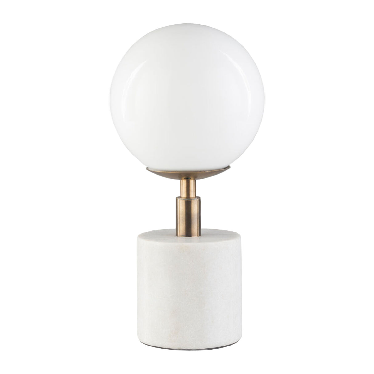 White Glass Sphere Table Lamp | Oroa.com