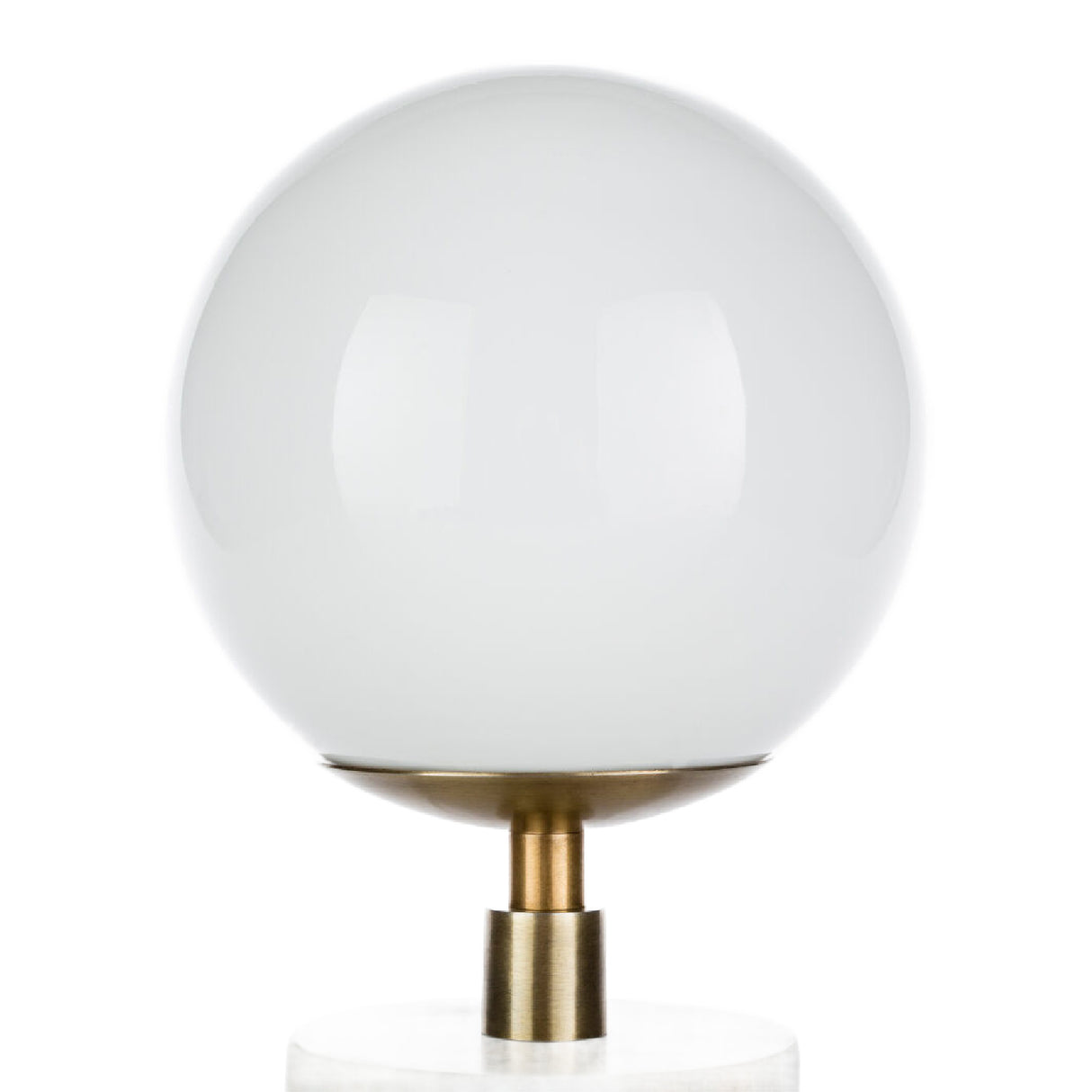 White Glass Sphere Table Lamp | Oroa.com