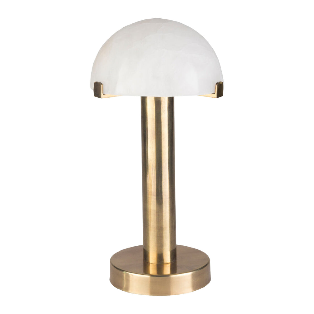 White Stone Dome Table Lamp | Oroa.com