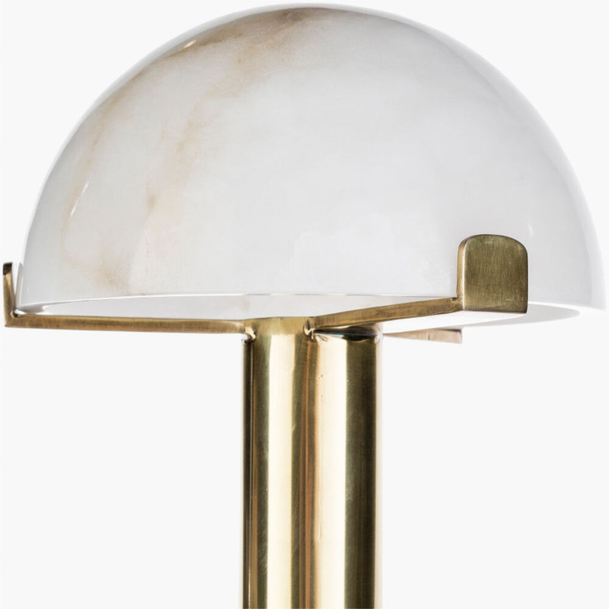 Modern European furniture - White Stone Dome Table Lamp - www.oroa.com