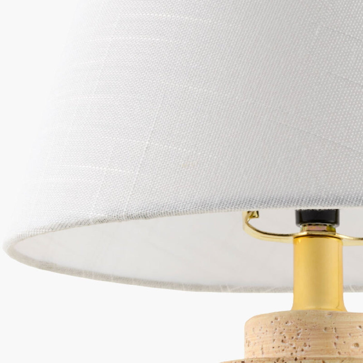 Modern European furniture - White Shade Accent Table Lamps (2) - www.oroa.com