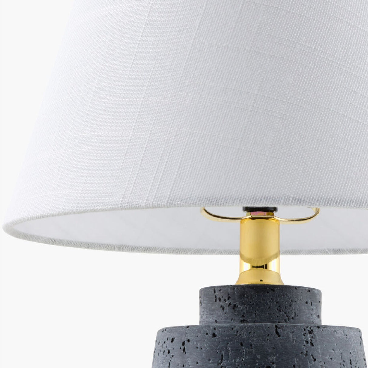 Modern European furniture - White Shade Accent Table Lamps (2) - www.oroa.com