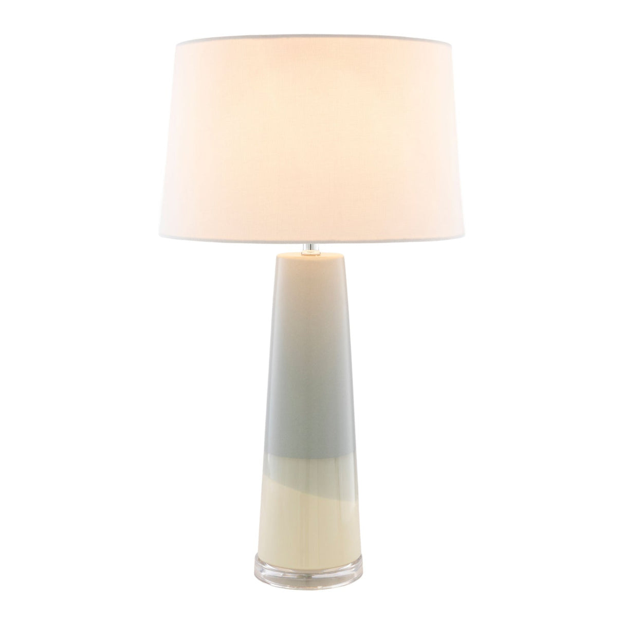 Modern European furniture - Pale Blue Ceramic Table Lamp - www.oroa.com