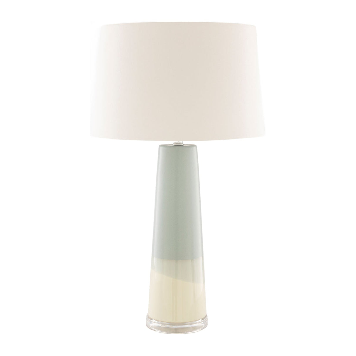 Modern European furniture - Pale Blue Ceramic Table Lamp - www.oroa.com