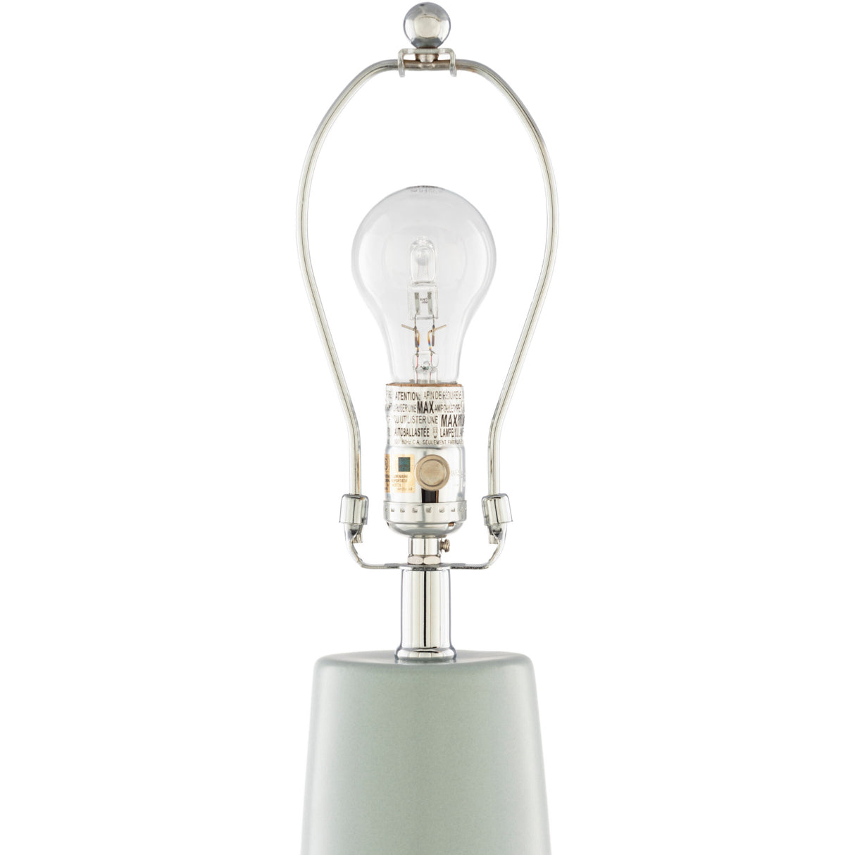 Pale Blue Ceramic Table Lamp | Oroa.com