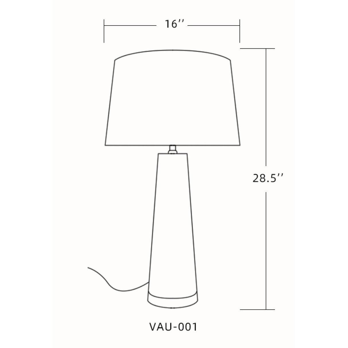 Pale Blue Ceramic Table Lamp | Oroa.com