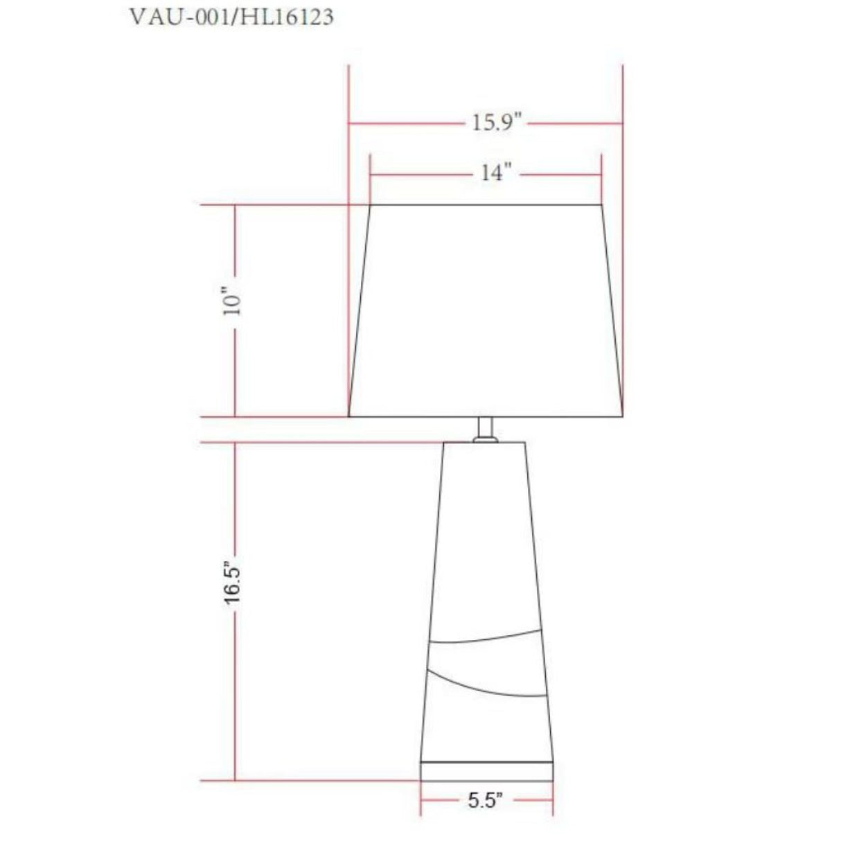 Pale Blue Ceramic Table Lamp | Oroa.com