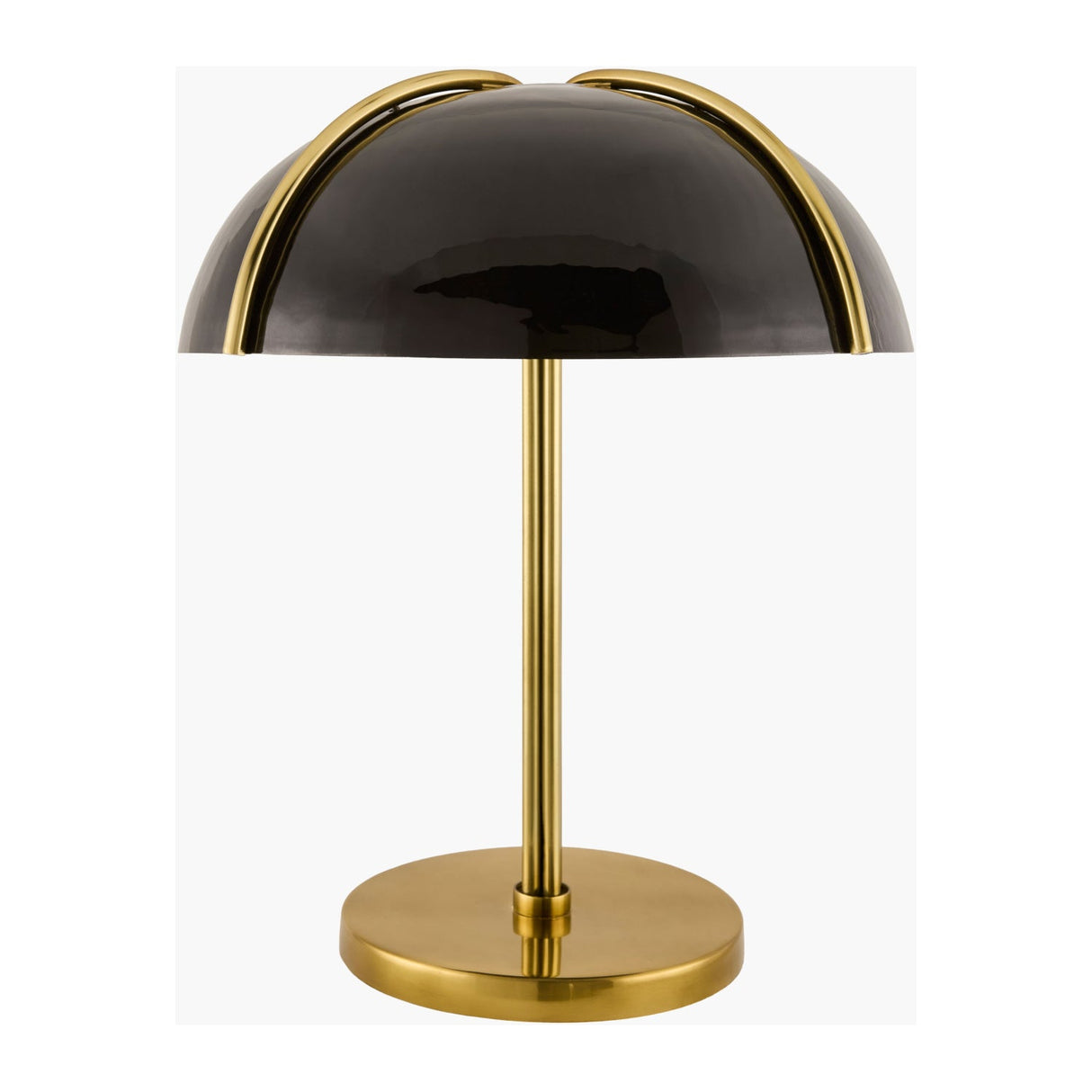 Modern European furniture - Black Metal Dome Table Lamp - www.oroa.com