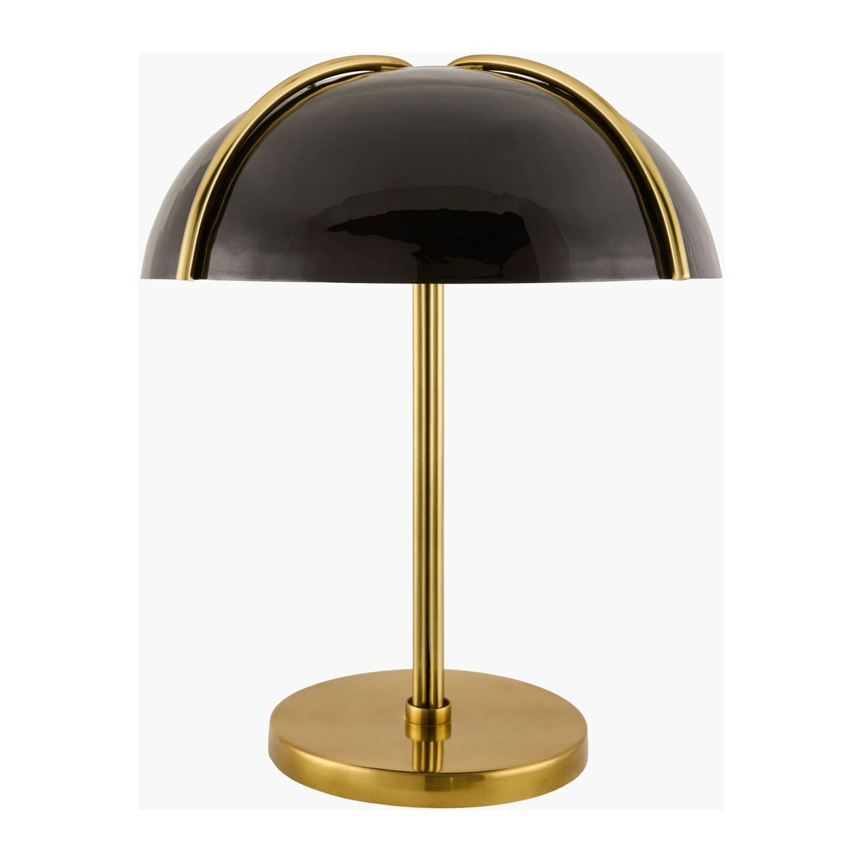 Modern European furniture - Black Metal Dome Table Lamp - www.oroa.com
