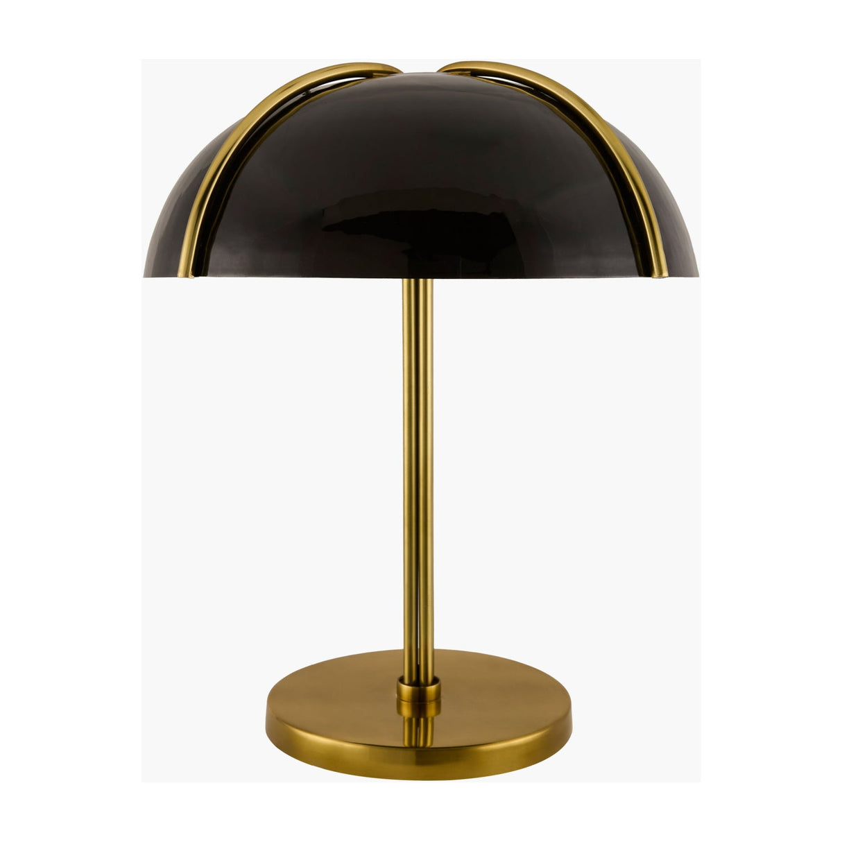 Modern European furniture - Black Metal Dome Table Lamp - www.oroa.com