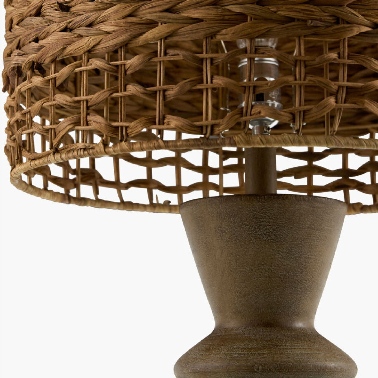 Modern European furniture - Braided Shade Accent Table Lamp - www.oroa.com