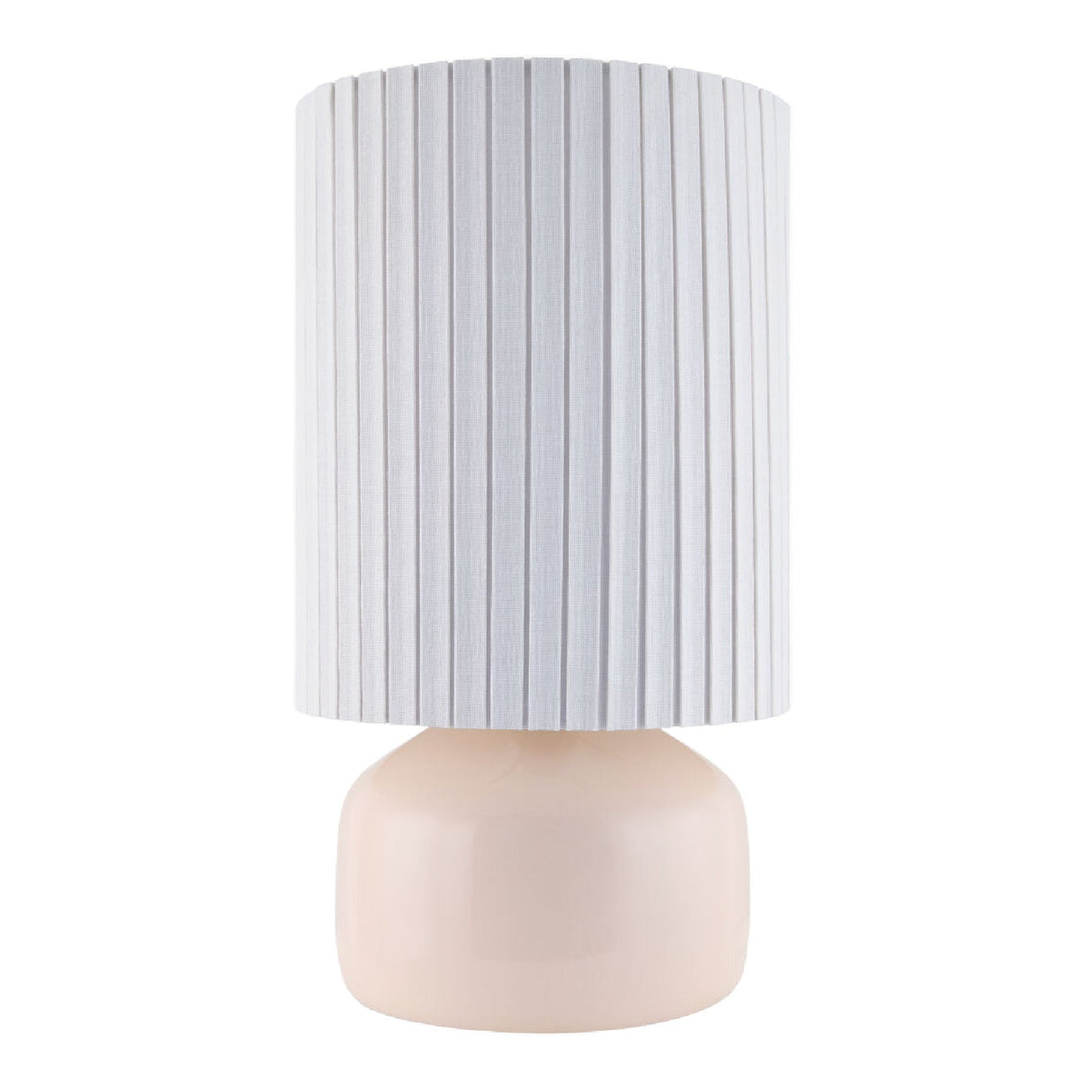 Modern European furniture - Reeded Linen Accent Table Lamp - www.oroa.com