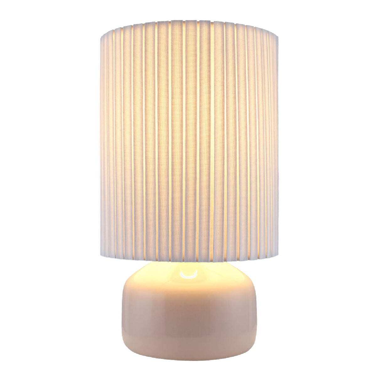 Modern European furniture - Reeded Linen Accent Table Lamp - www.oroa.com