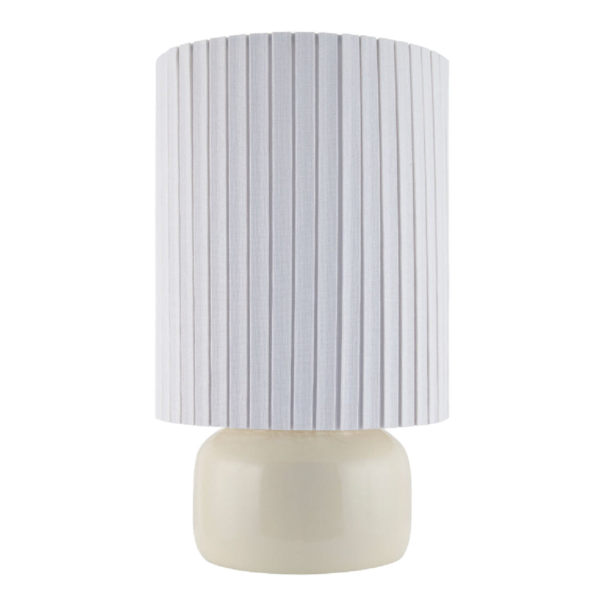 Modern European furniture - Reeded Linen Accent Table Lamp - www.oroa.com