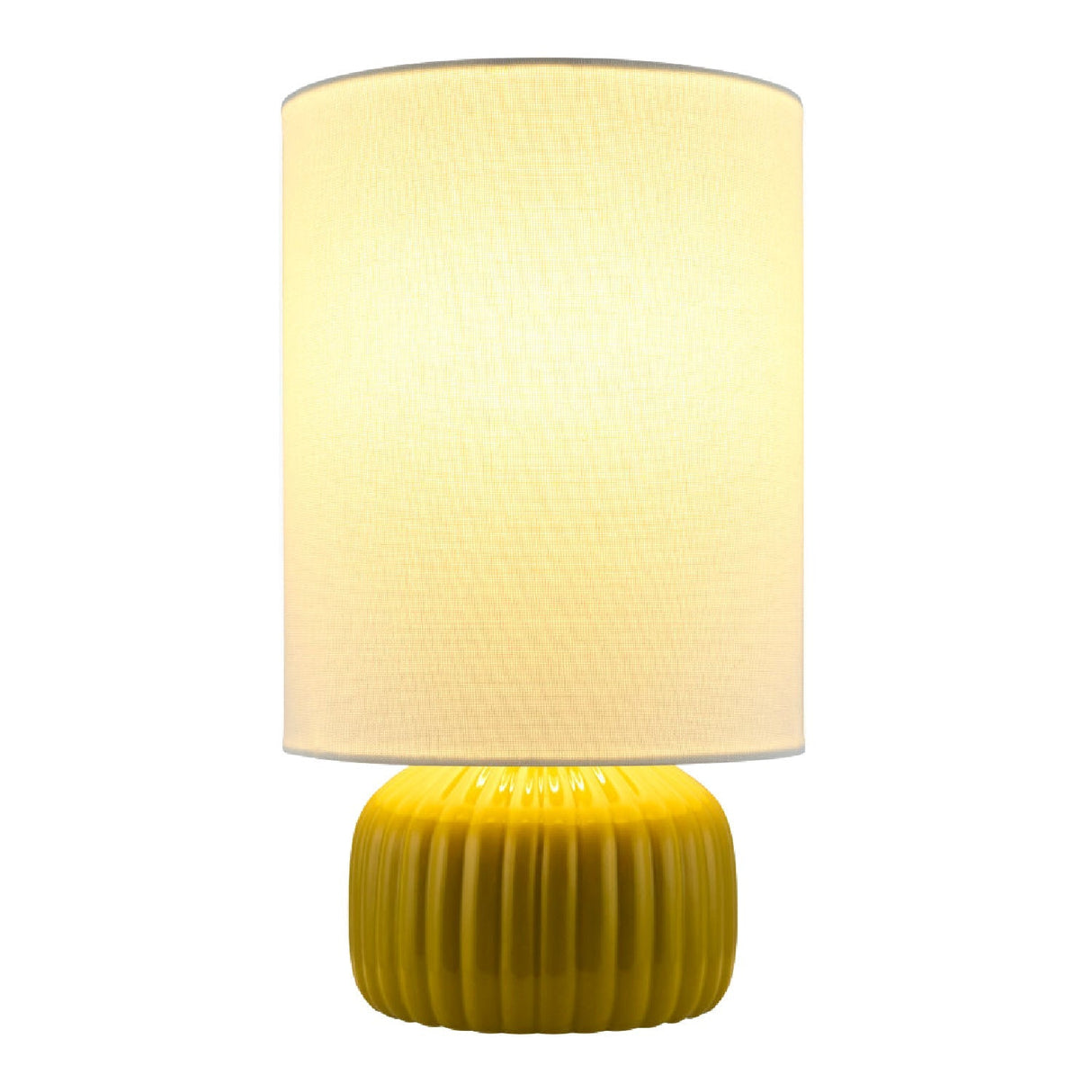Modern European furniture - Fluted Ceramic Accent Table Lamp - www.oroa.com
