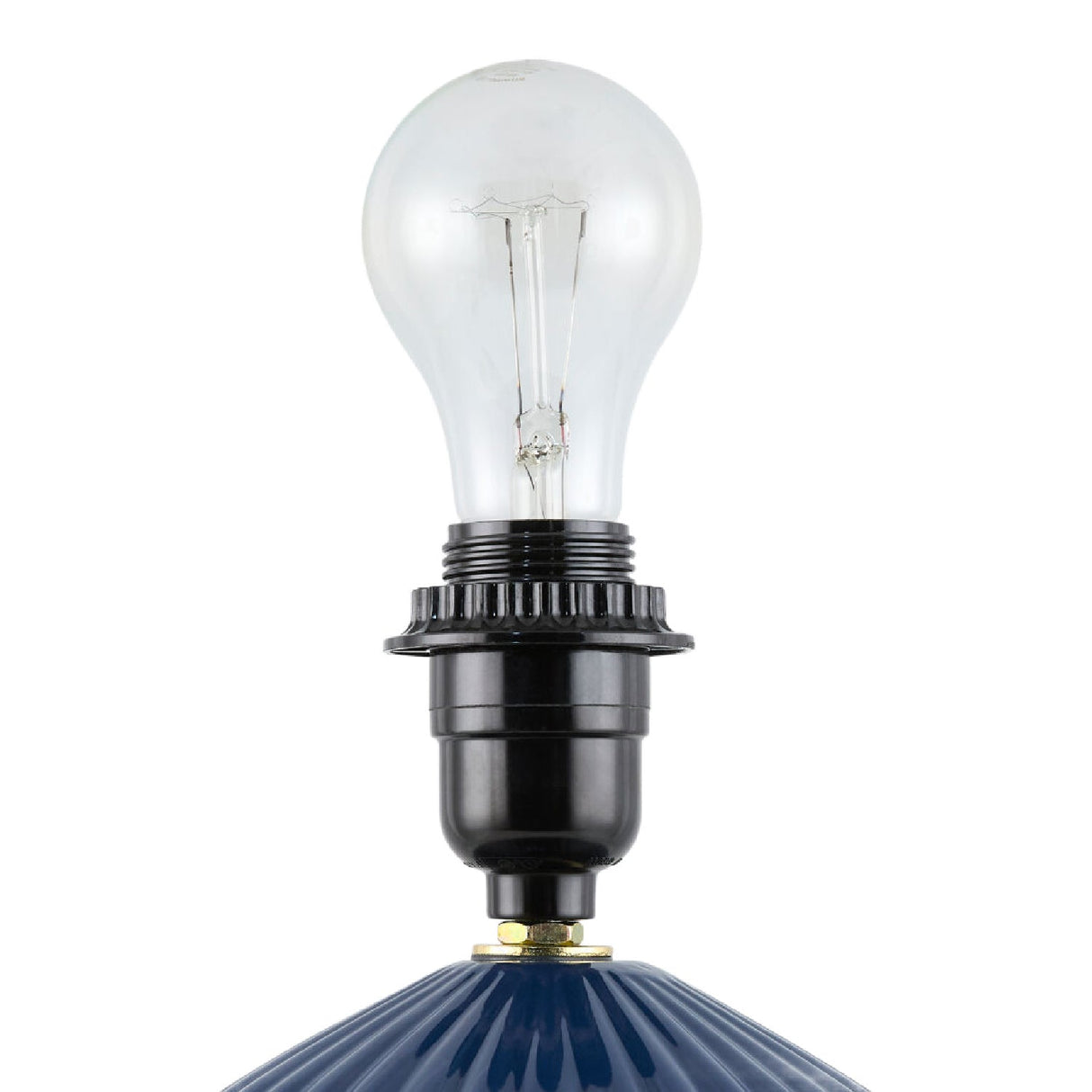 Modern European furniture - Fluted Ceramic Accent Table Lamp - www.oroa.com