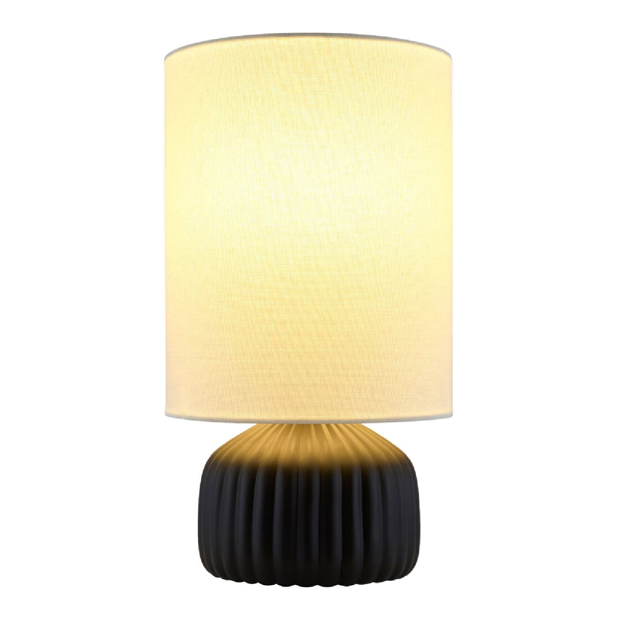 Modern European furniture - Fluted Ceramic Accent Table Lamp - www.oroa.com