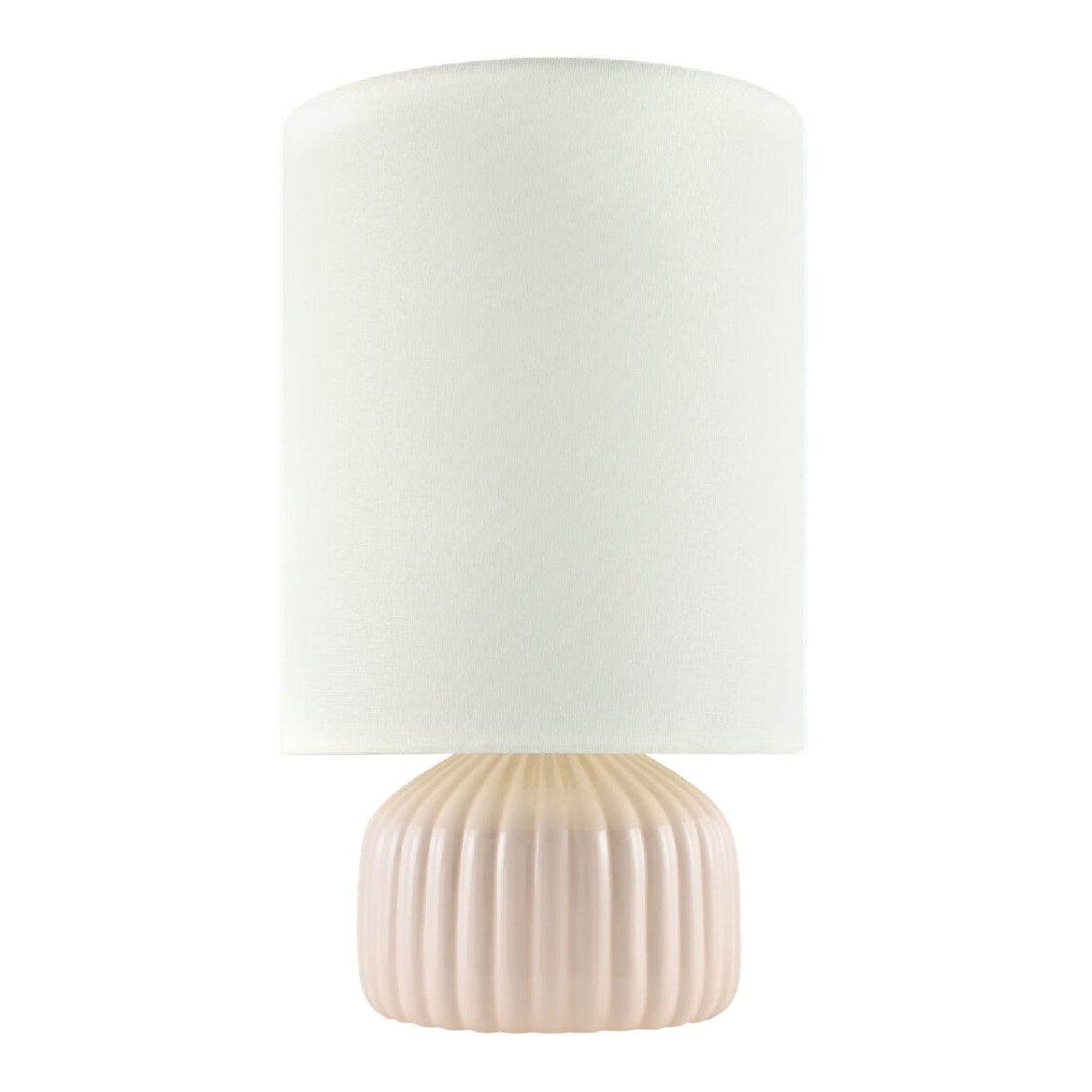 Modern European furniture - Fluted Ceramic Accent Table Lamp - www.oroa.com