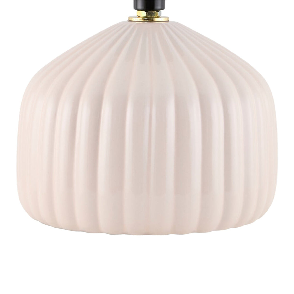 Modern European furniture - Fluted Ceramic Accent Table Lamp - www.oroa.com