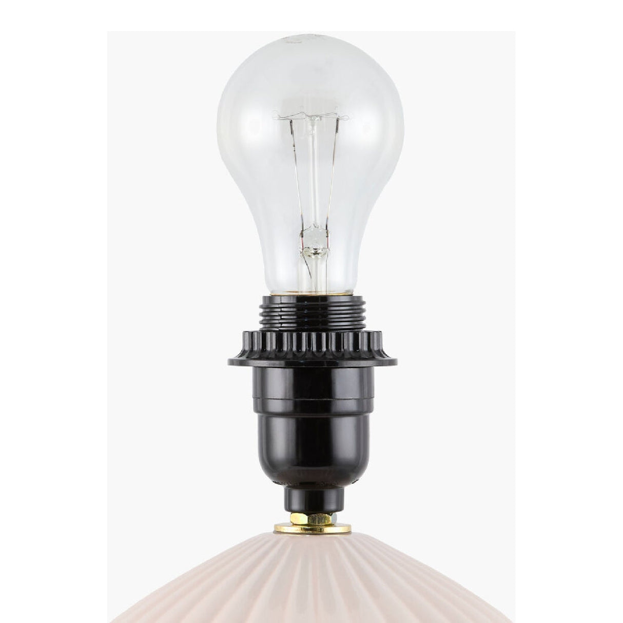 Modern European furniture - Fluted Ceramic Accent Table Lamp - www.oroa.com
