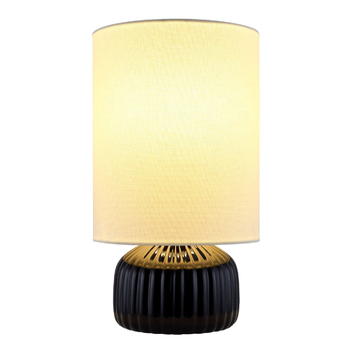 Modern European furniture - Fluted Ceramic Accent Table Lamp - www.oroa.com