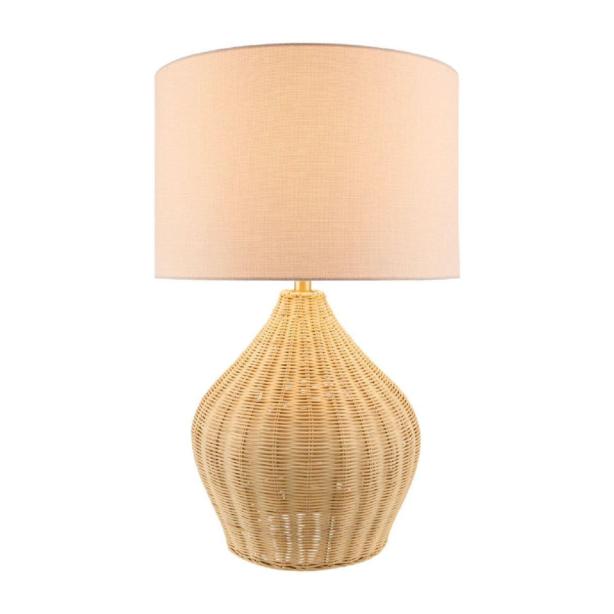 Modern European furniture - Woven Rattan Table Lamp - www.oroa.com