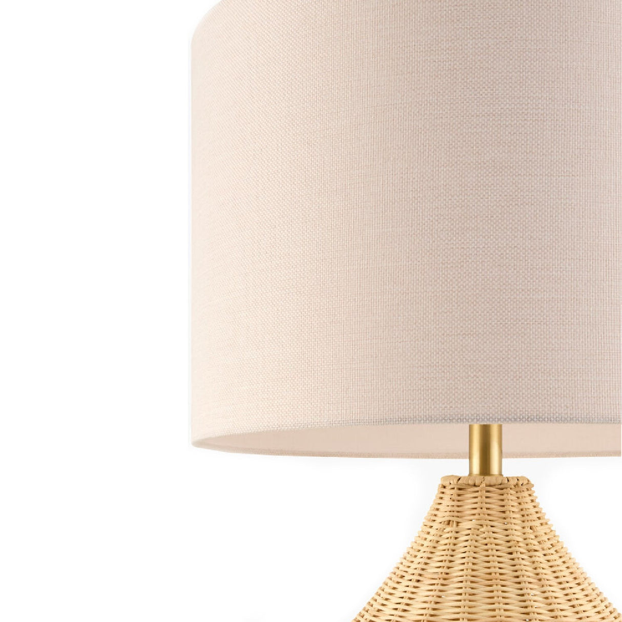 Modern European furniture - Woven Rattan Table Lamp - www.oroa.com
