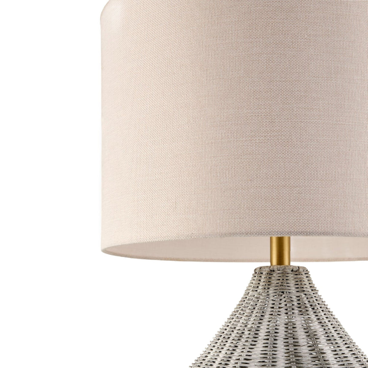 Modern European furniture - Woven Rattan Table Lamp - www.oroa.com