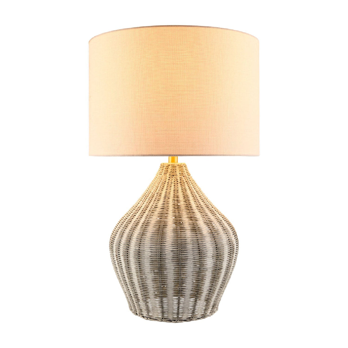 Modern European furniture - Woven Rattan Table Lamp - www.oroa.com