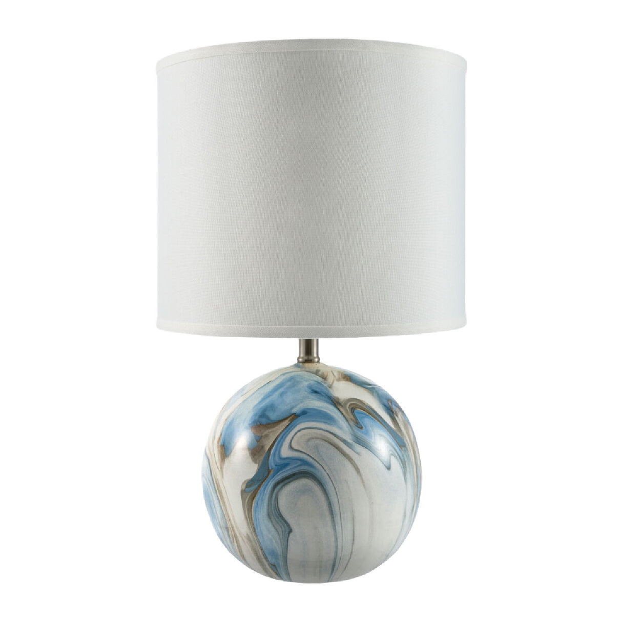 Modern European furniture - Swirl Round Ceramic Table Lamp - www.oroa.com