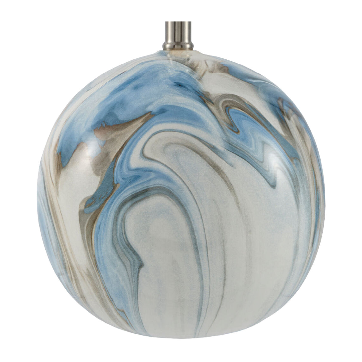 Modern European furniture - Swirl Round Ceramic Table Lamp - www.oroa.com