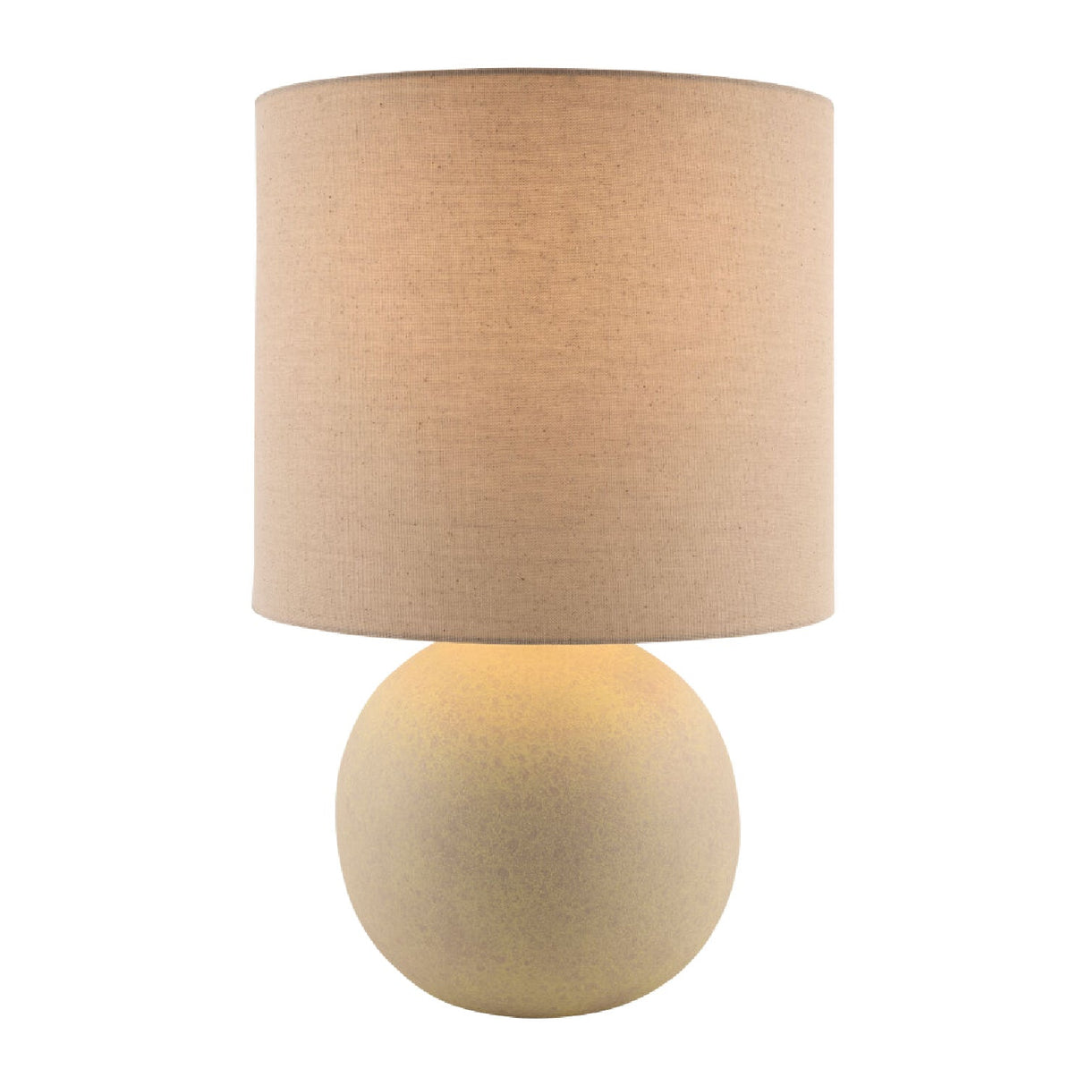 Modern European furniture - Round Glazed Ceramic Table Lamp - www.oroa.com