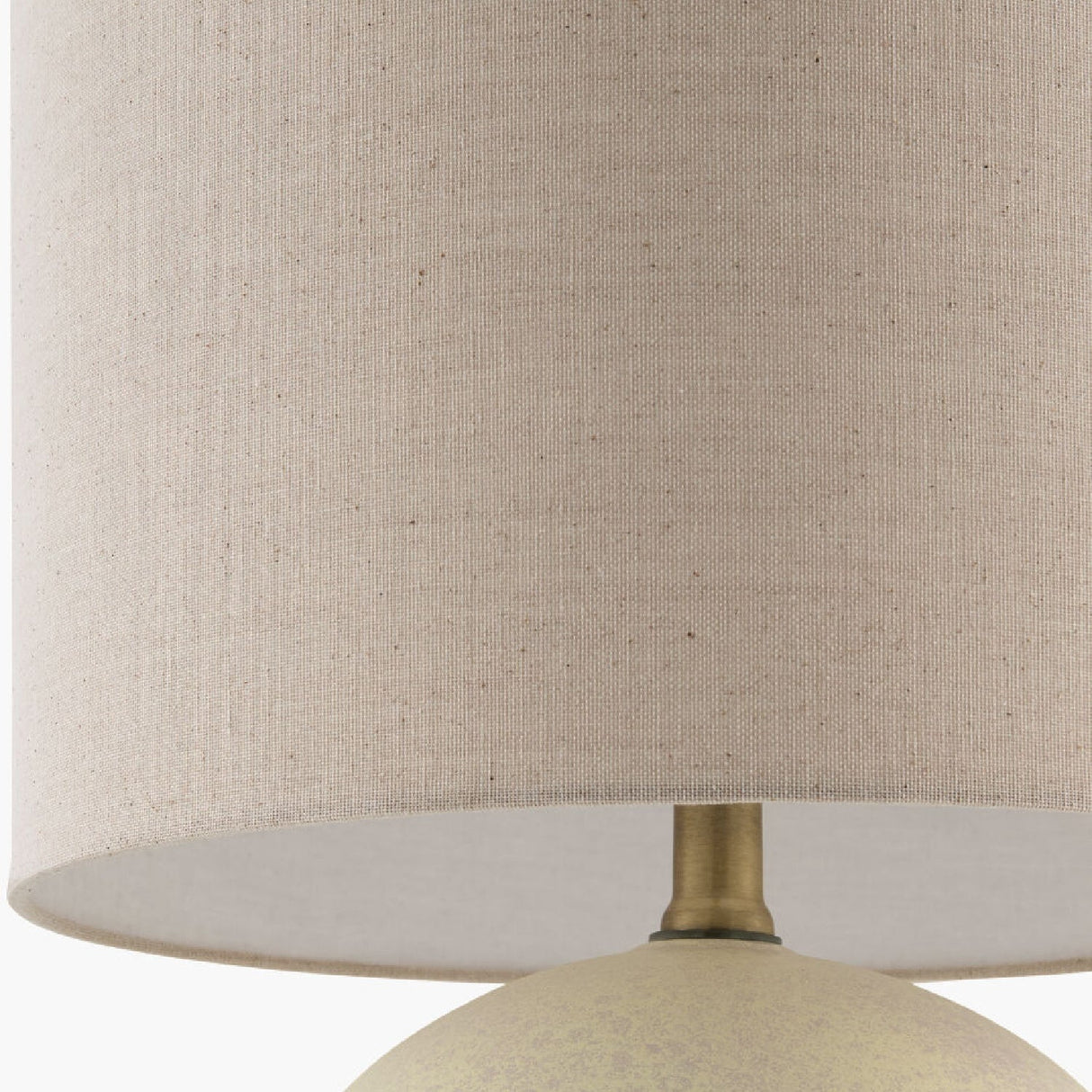 Modern European furniture - Round Glazed Ceramic Table Lamp - www.oroa.com