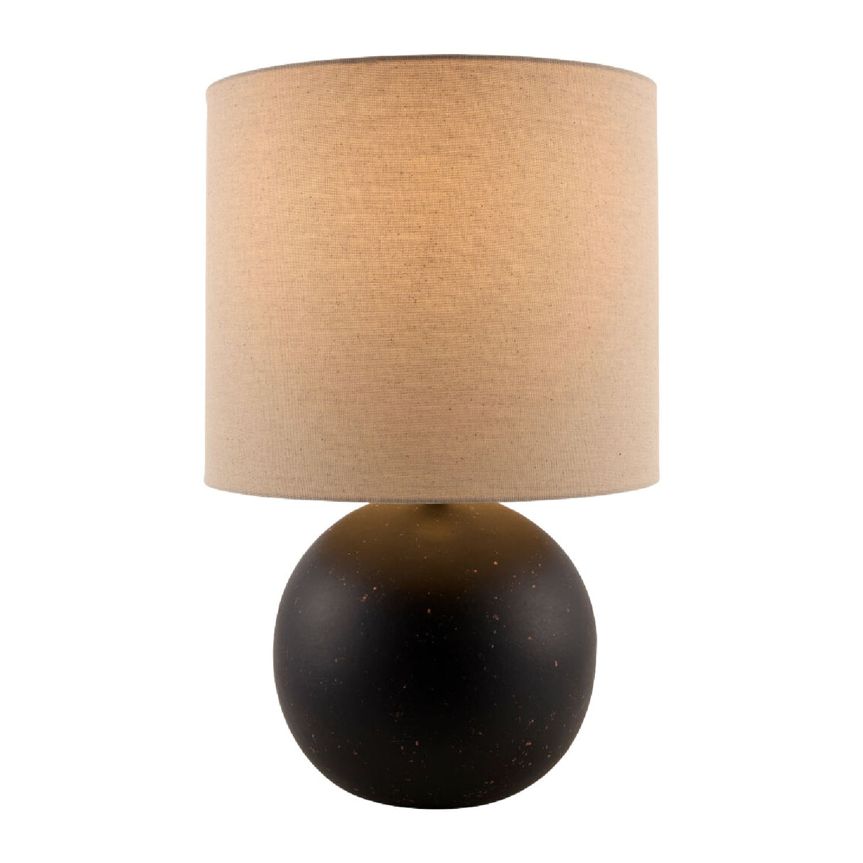 Modern European furniture - Round Glazed Ceramic Table Lamp - www.oroa.com