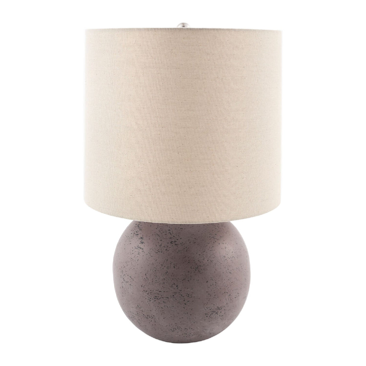 Modern European furniture - Round Glazed Ceramic Table Lamp - www.oroa.com