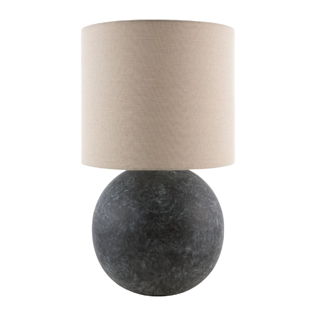 Modern European furniture - Round Glazed Ceramic Table Lamp - www.oroa.com