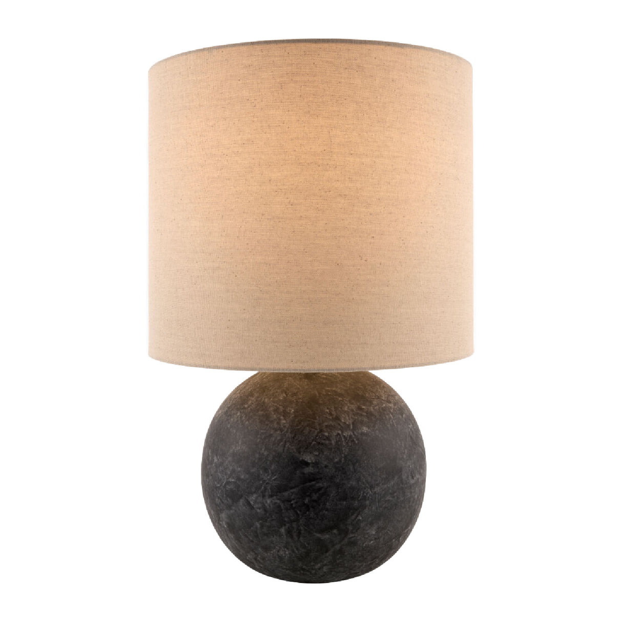 Modern European furniture - Round Glazed Ceramic Table Lamp - www.oroa.com