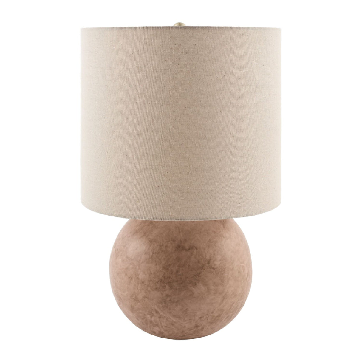 Modern European furniture - Round Glazed Ceramic Table Lamp - www.oroa.com