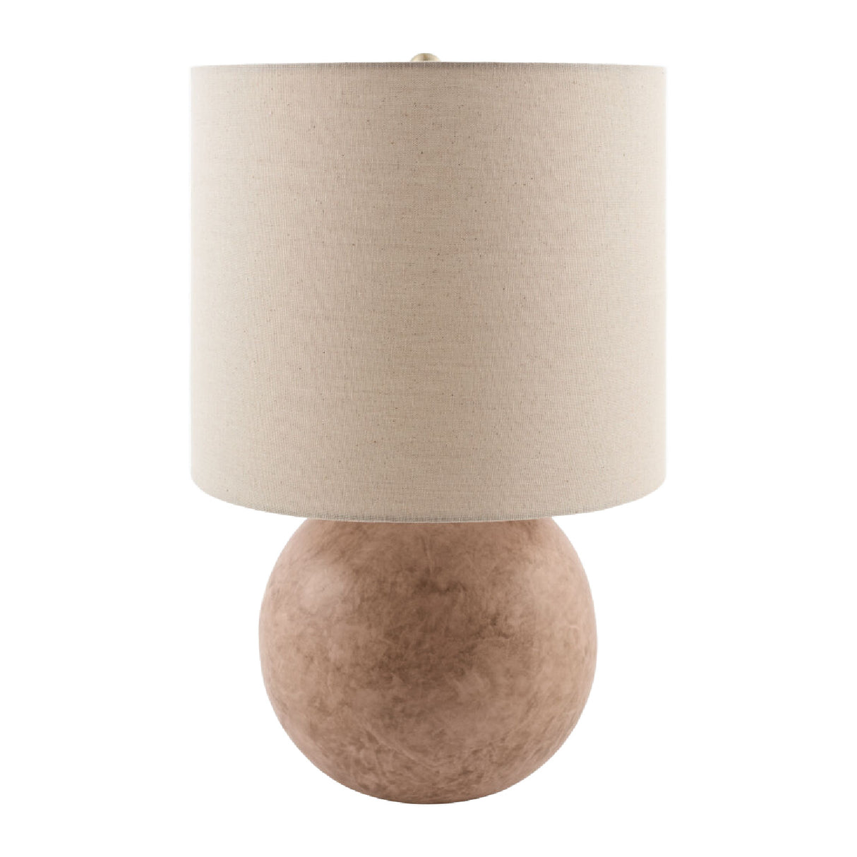 Modern European furniture - Round Glazed Ceramic Table Lamp - www.oroa.com