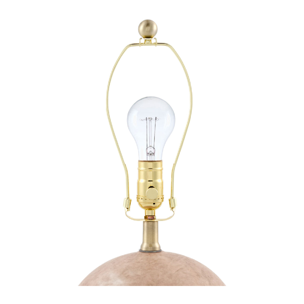Modern European furniture - Round Glazed Ceramic Table Lamp - www.oroa.com