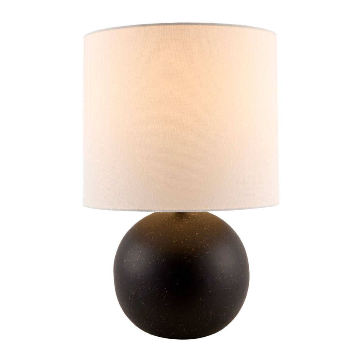 Modern European furniture - Round Glazed Ceramic Table Lamp - www.oroa.com