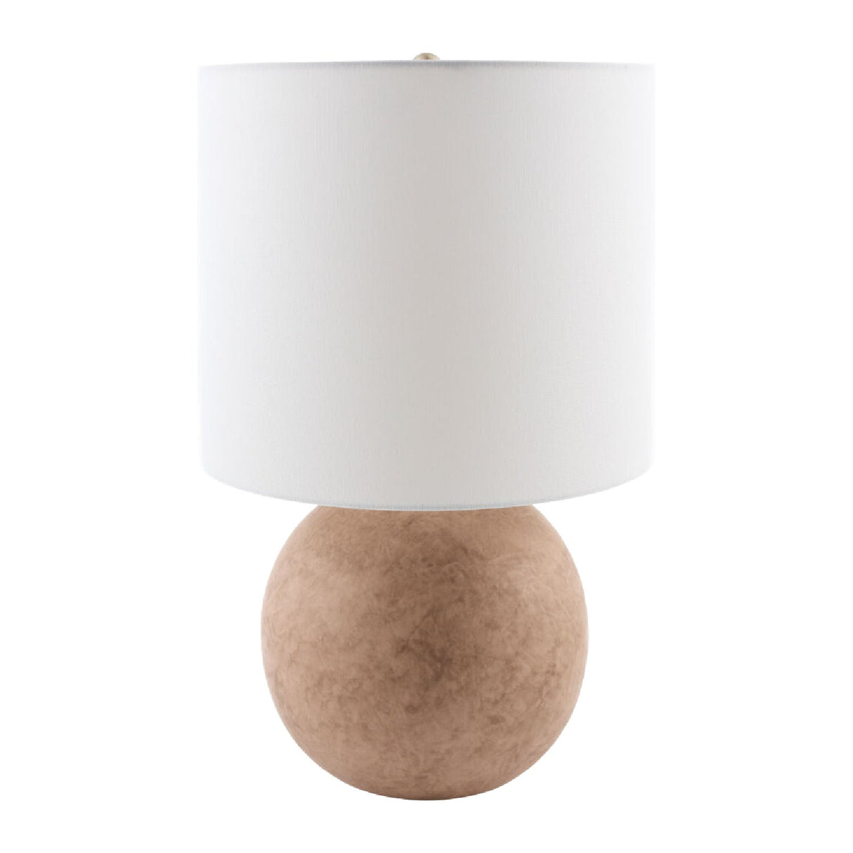 Modern European furniture - Round Glazed Ceramic Table Lamp - www.oroa.com