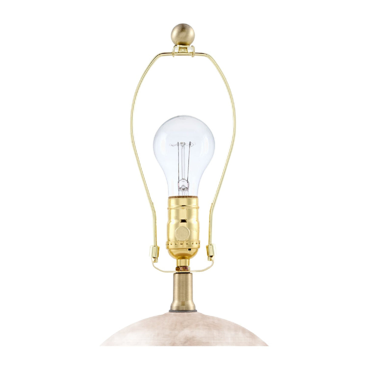 Modern European furniture - Round Glazed Ceramic Table Lamp - www.oroa.com
