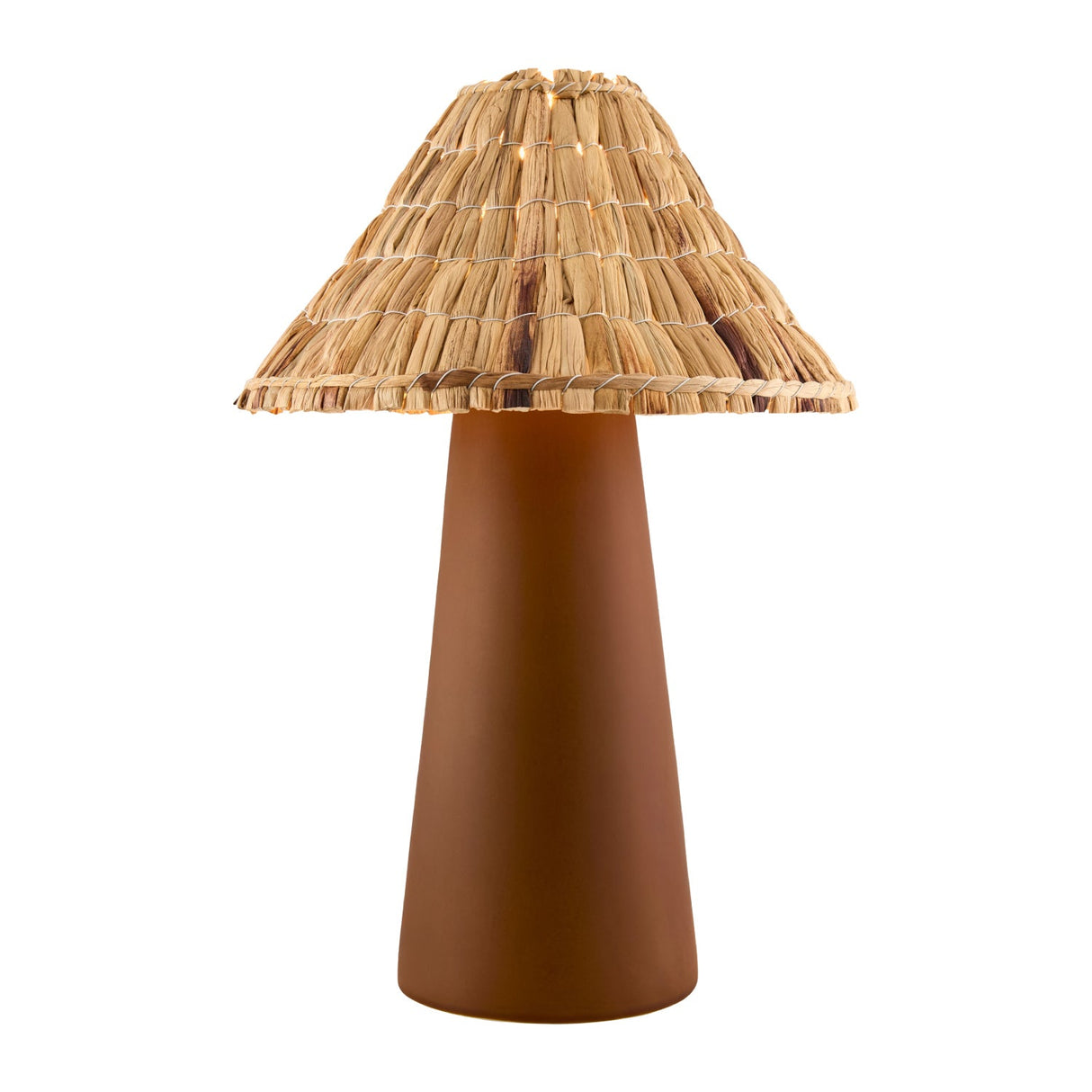 Modern European furniture - Seagrass Shade Ceramic Table Lamp - www.oroa.com