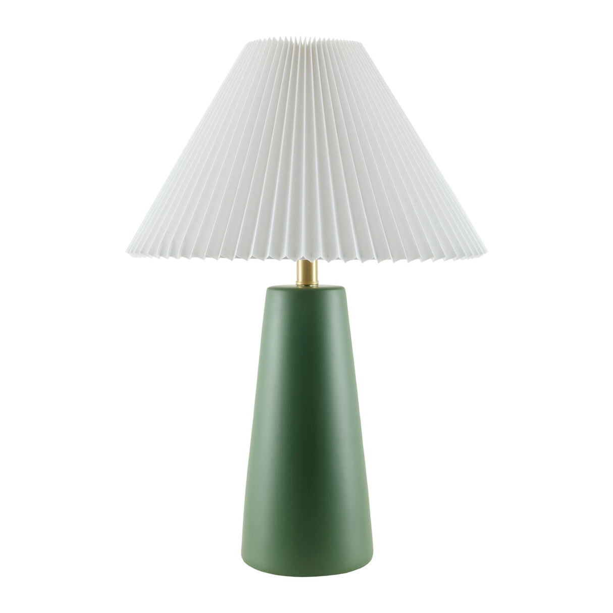 Modern European furniture - Pleated Shade Ceramic Table Lamp - www.oroa.com