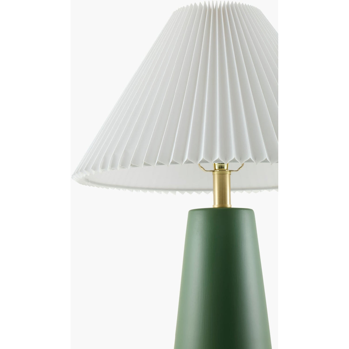 Modern European furniture - Pleated Shade Ceramic Table Lamp - www.oroa.com
