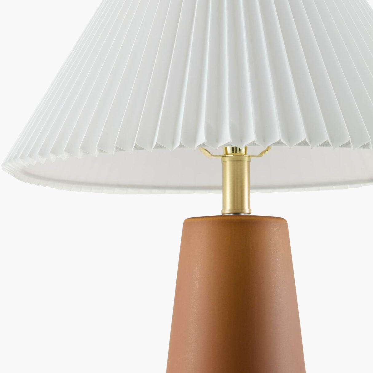 Modern European furniture - Pleated Shade Ceramic Table Lamp - www.oroa.com
