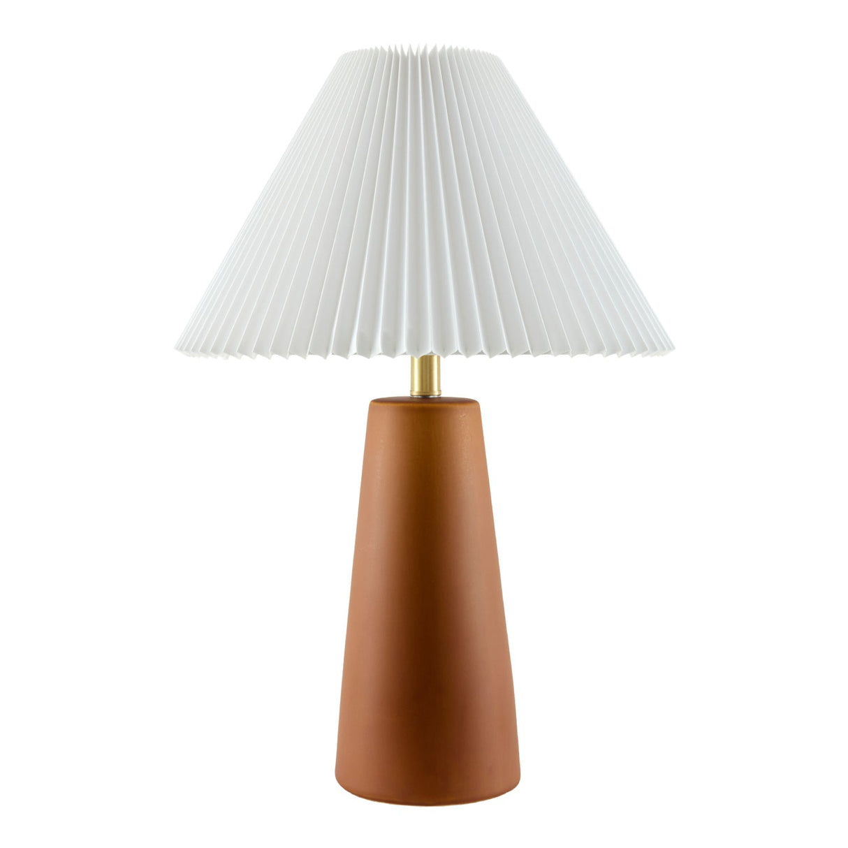 Modern European furniture - Pleated Shade Ceramic Table Lamp - www.oroa.com