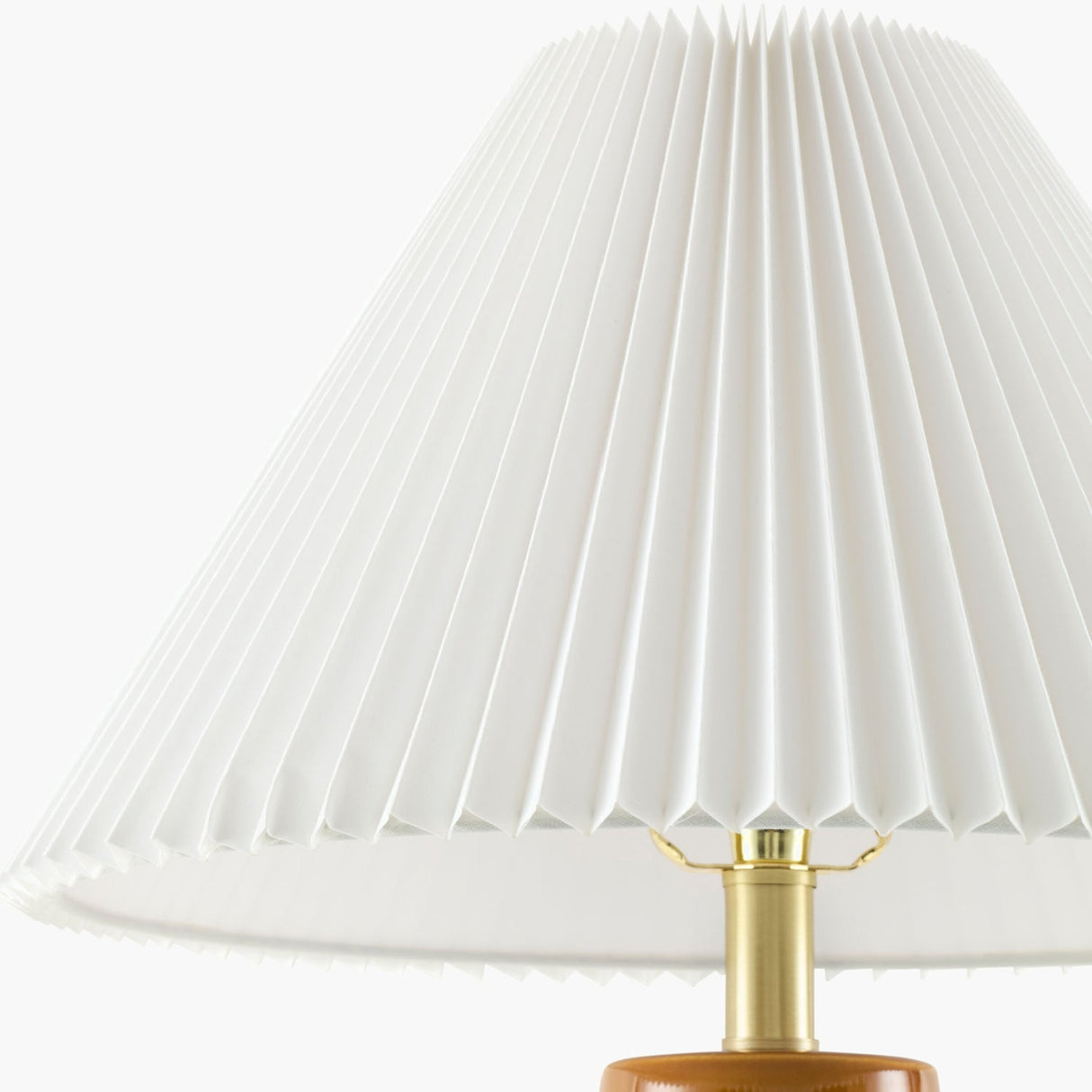 Modern European furniture - Pleated Shade Ceramic Table Lamp - www.oroa.com