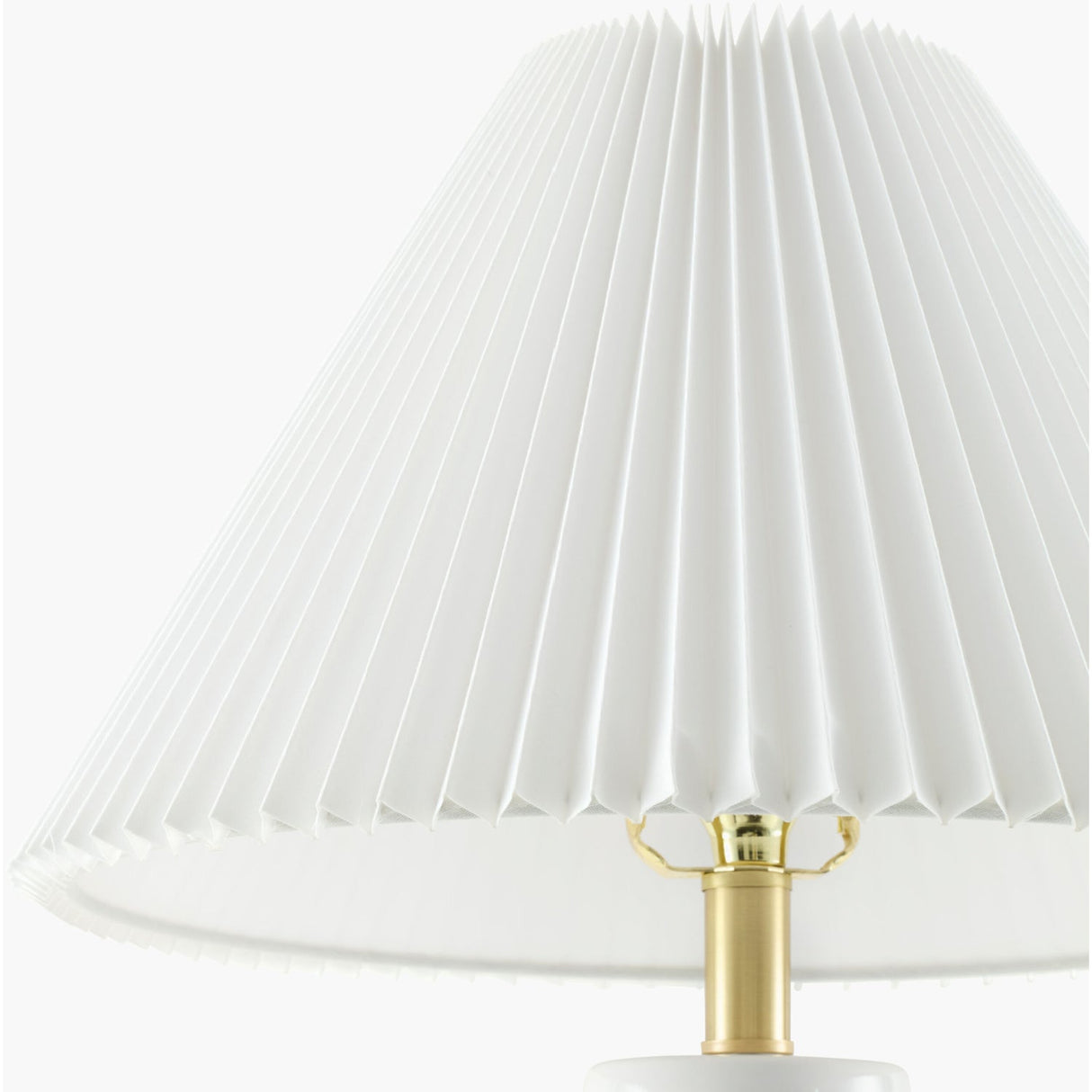 Modern European furniture - Pleated Shade Ceramic Table Lamp - www.oroa.com